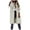 White, variant on iOPQO Puffer Vest Women Long Puffer Vest Winter Clothing for Women Womens Parka Winter Coats Hooded Puffer Vest Women Warm Jackets for Women Winter Coats for Women Puffer Black L