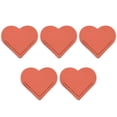 thumbnail image 1 of HUGFEGWE 5Pcs Handcrafted Faux Leather Corner Bookmark Waterproof Soft Mini Vintage Heart-Shaped Page Notebook Accessory CJB91-52801, 1 of 7