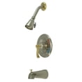 thumbnail image 1 of Kingston Brass KB8639FL Simple Poignée Baignoire et Robinet de Douche, 1 of 2