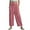 Pink, variant on FAIWAD Kids Girls Wide Leg Pants Casual Loose Drawstring Summer Athletic Joggers with Pockets Beach Vacation Clothes