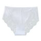 thumbnail image 1 of Gibobby Pantaletas de algodón para mujer Ropa interior de mujer Bragas de encaje sexy Estiramiento Hipster Calzoncillos Ropa interior Señora Ropa interior(Blanco,M), 1 of 3