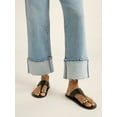 thumbnail image 2 of Scoop Women's and Women's Plus Benton Cuffed Ankle Jeans, 25", 27", and 29" Inseams, Sizes 0-26, 2 of 5