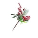 thumbnail image 2 of xihome Ramas navideñas artificiales de PVC con bayas rojas para decoracin festiva de mesas y centros de mesa navideños, 2 of 6