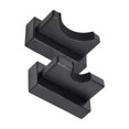 thumbnail image 4 of bedienty Baseball Bat Display Holder Handmade Horizontal Bat Baseball Black Compact Bracket, 4 of 6