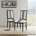 thumbnail image 2 of Linon Rose Square Back Chair, Set of 2, 2 of 6
