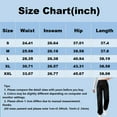 thumbnail image 3 of Garbnen Fleece Lined Wide Leg Sweatpants Women Straight Leg Elastic Waist Flannel Plush Thermal Joggers Pants for Women Winter Warm Cinch Bottom Womens&nbsp;pants, 3 of 7
