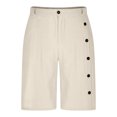 thumbnail image 4 of pstuiky Pantalones cortos para hombre, Pantalones cortos de verano para hombre, cómodos, con bolsillos y cintura elástica Pantalones cortos cargo, 4 of 6