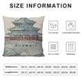 thumbnail image 5 of Qinduosi Famous Landmarks in The World Short Plush Decorative Pillowcase Cushion Cover Square Pillowcase Throw Pillow Case(China Bundle Set of ), 5 of 5