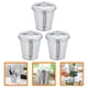 thumbnail image 4 of 3 mini botes de basura de metal con tapa, 4 of 7