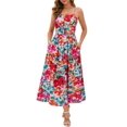 thumbnail image 1 of Vestido largo Annebouti verano primavera 2025 con estampado floral para mujer, 1 of 6