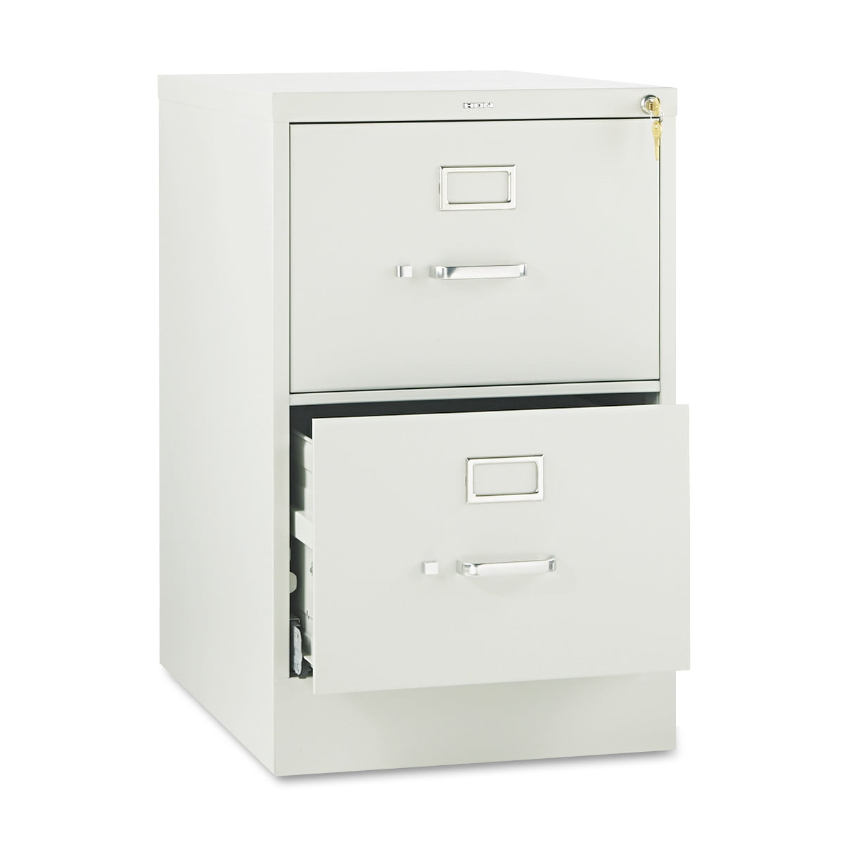 HON 510 Series Vertical File With Lock s - Legal 4 x File Drawer Putty Steel 18.3 x 25 x 52 Security Lock 
