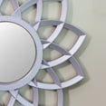 thumbnail image 3 of Northlight Set of 3 Matte Silver Arched Floral Mirrors Wall Decor 10", 3 of 4