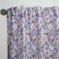 thumbnail image 3 of Designart 'Bloom Purple V' Floral Curtain Panel, 3 of 5
