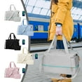 thumbnail image 1 of Fiudx Bolsa de Viaje con Compartimento para Zapatos y Bolsillo Impermeable, Puerto de Carga Usb, Bolsa para Escapadas de Fin de Semana y Gimnasio, Bolsa de Viaje Multifuncional, Tela Impermeable, Cap, 1 of 7