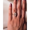 thumbnail image 5 of SOLITAIRE JEWELS 2.50CT Marquise Cut Solitaire Moissanite Engagement Ring for Women with Pave & Hidden Halo Setting Solid 18k Yellow Gold, 18k Yellow Gold Solitaire Ring, 5 of 7