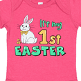 thumbnail image 4 of Inktastic It's My 1st Easter with Cute Chick and Bunny Boys or Girls Baby Bodysuit, 4 of 5