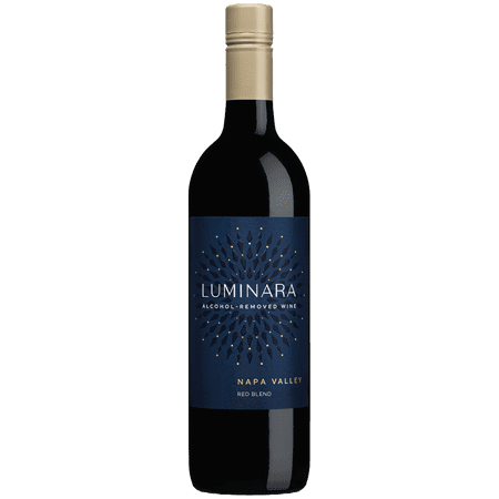 Luminara Alcohol-Removed Red Blend – Premium Non-Alcoholic Red Wine from Napa Valley – 750ml Bottle - 1 Pack
