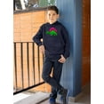 thumbnail image 2 of Dinosaur Smiling Hoodie Juniors -Image by Shutterstock,  x-Large, 2 of 4