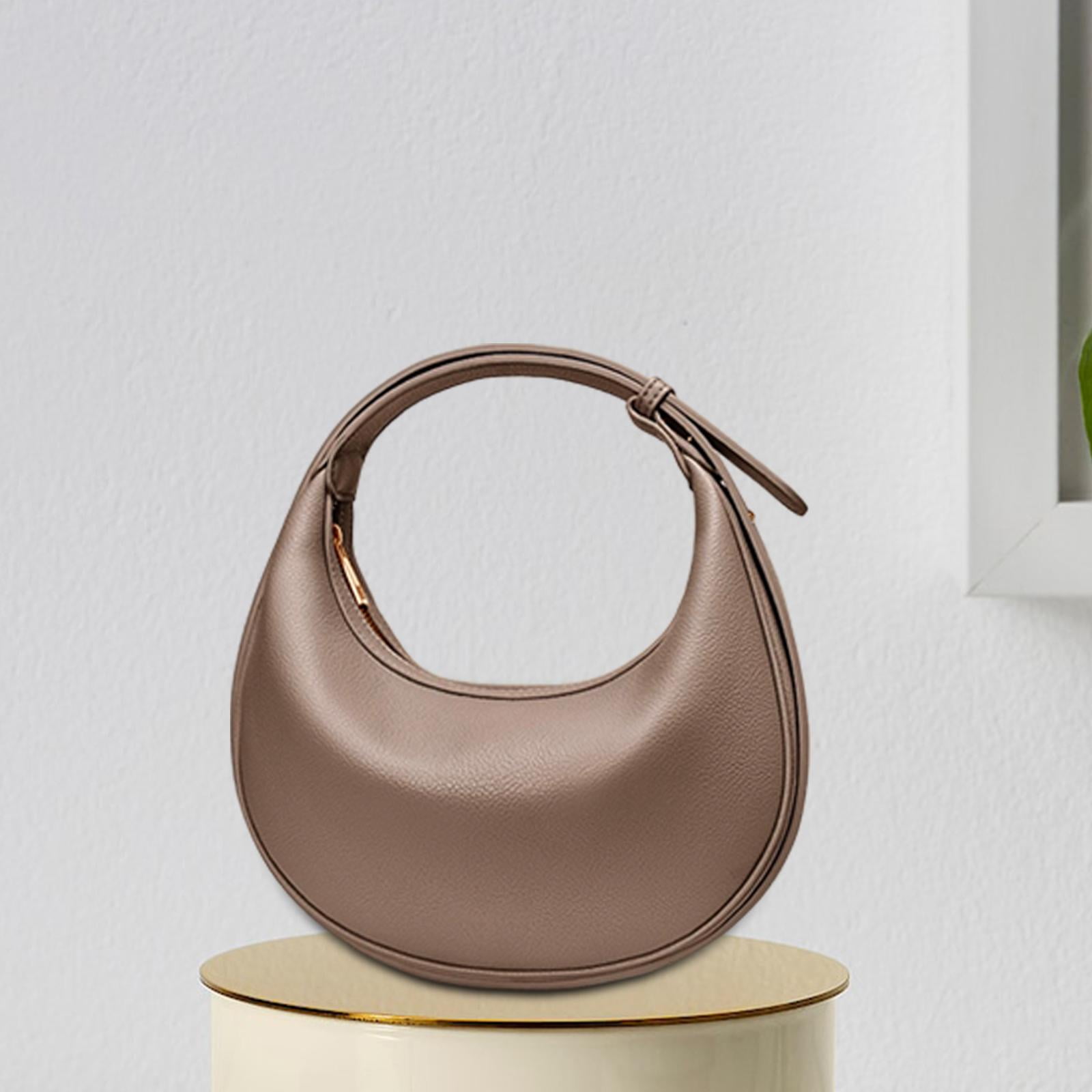 AMLESO Shoulder Bag for Women Dumpling Bag Half Moon Bag