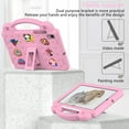 thumbnail image 5 of SaniMore EVA Kids Case for Samsung Galaxy Tab A7 10.4" 2020 (SM-T500/T505/T507), Skid-Proof Pen Slot Case for Boys Girls with Kickstand Handle Shockproof Cover for Samsung Tab A7, Pink, 5 of 7
