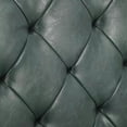 thumbnail image 4 of QinaQin Silla de escritorio para oficina en casa, respaldo medio con soporte lumbar, altura ajustable, piel sintética y ruedas giratorias, 4 of 7