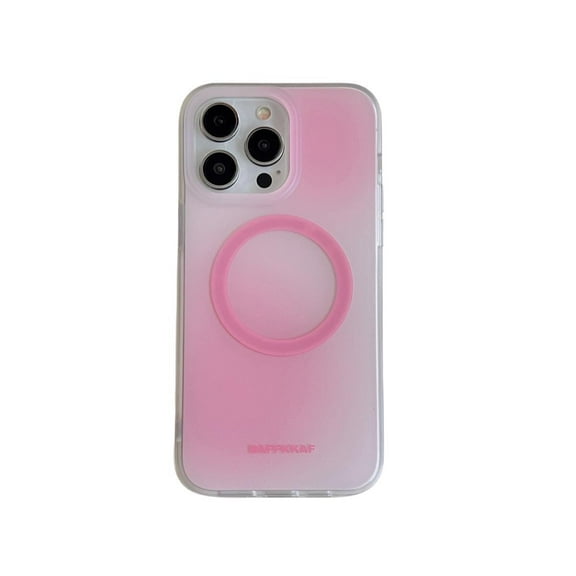 Pinsai iPhone 15 case with round phone grip compatible with MagSafe phone case for iPhone 15, wireless charging compatible