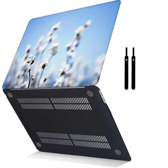 Hard Shell Compatible 2020 - 2019 Rel. MacBook Pro 16" with Touch ID Type C Cable Tie Model: A2141 Flower 1888