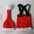 thumbnail image 7 of OOKWE Christmas Newborn Baby Photo Props Outfits Xmas Crochet Clothes Santa Claus Red & White Hat Pants Photo Accessories Ins, 7 of 7