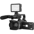 thumbnail image 2 of Minolta MN4KPRO 4K60FPS Ultra HD / 64 MP Autofocus Pro Camcorder Kit w/WiFi Bundle with Accessories, 2 of 9