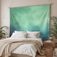 thumbnail image 3 of Teal Blue Starry Sky Tapestry for Bedroom Wall Hanging Tapestry, Modern Retro Glow Star Night Ceiling Backdrop Tapestries Poster Blanket Wall Decor for Teens Room Living Room Dorm 59" x 79", 3 of 8