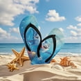thumbnail image 4 of POLERO Girls Boys Cartoon Ocean Shark Print Flip Flops Sandals Kids Water Shoes - Thong Beach Slides Slip On Quick Dry (Toddler-Little Kid) Size 12.5, 4 of 6