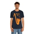 thumbnail image 5 of Saxy Af Saxophone Music Fashion Unisex Jersey Short Sleeve All Sizes Tee, 5 of 10