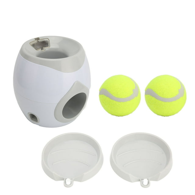 Juguete interactivo para perros, recompensa de comida de tenis para perros, alimentador de bolas de recompensa para perros, alimentador de bolas para mascotas con comida, uso conveniente