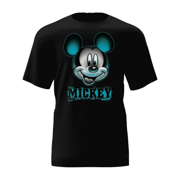 Disney Mickey Glow in the Dark Adult Tee Shirt, XS-2XL (Unisex)