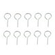 thumbnail image 1 of Surtido De Tornillos De Gancho De 10 Piezas Gancho De Tornillo Gancho De Ojete Gancho De Techo Gancho Tornillos Gancho Angulado Zulema Alfiler de ojo de plata de ley 925, 1 of 8