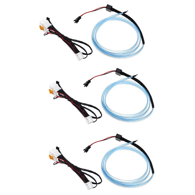 3X Car Interior LED Dashboard Frame Light Instrument Panel Trim Atmosphere Light for 2015 2016 2017 2018