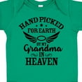 thumbnail image 4 of Inktastic Handpicked for Earth by My Grandma in Heaven Angel Wings Boys or Girls Baby Bodysuit, 4 of 5