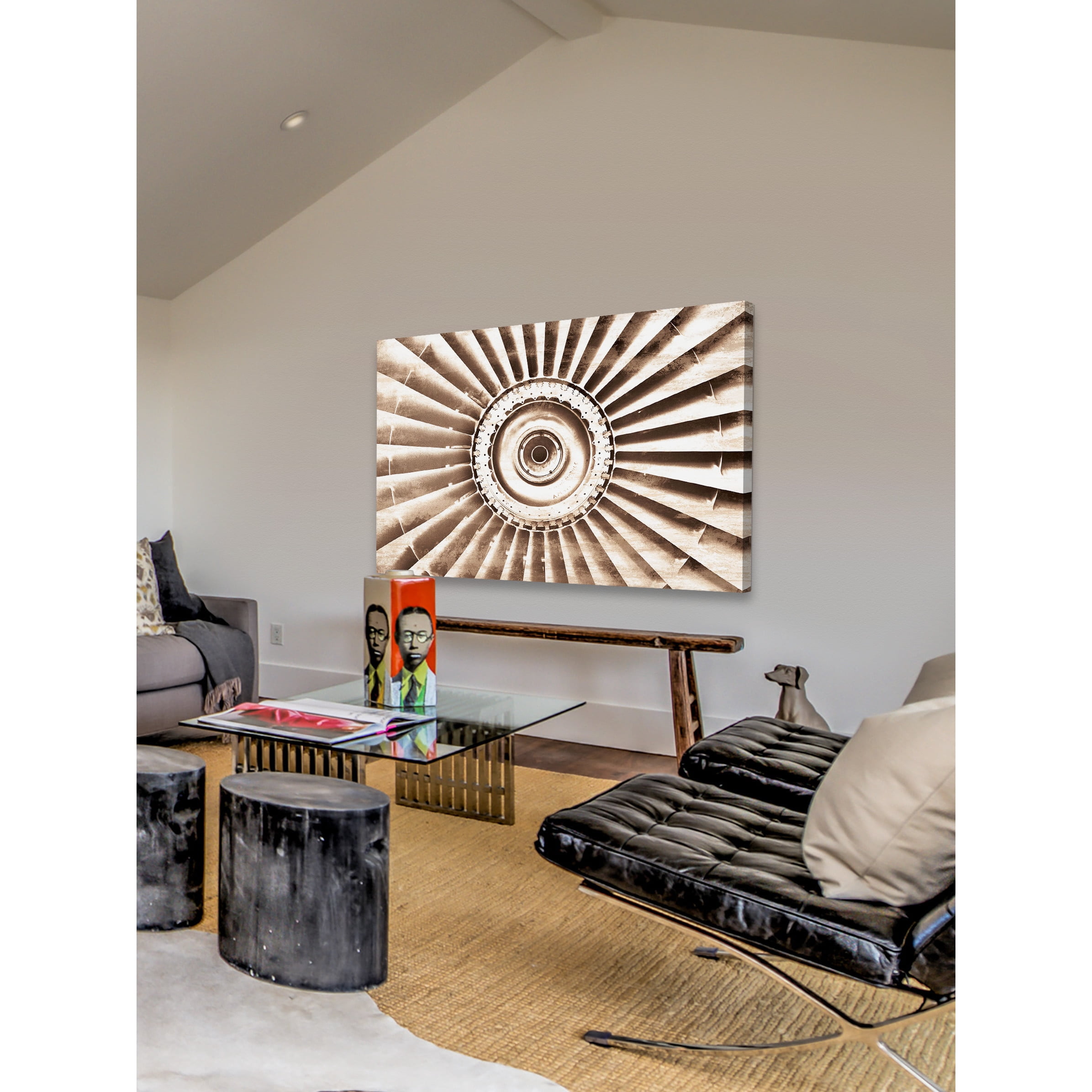 "Air Flow" Painting Print on Wrapped Canvas