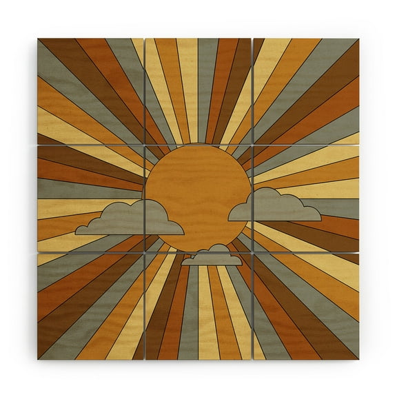 Society6 Alisa Galitsyna Sunshine 2 3' x 3' Wood Wall Mural