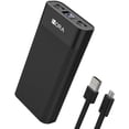 thumbnail image 1 of Power Bank 20000mAh Banco de Energía con 2 Puertos de USB y la Pantalla LED-Negro 1Hora Moderno, 1 of 2