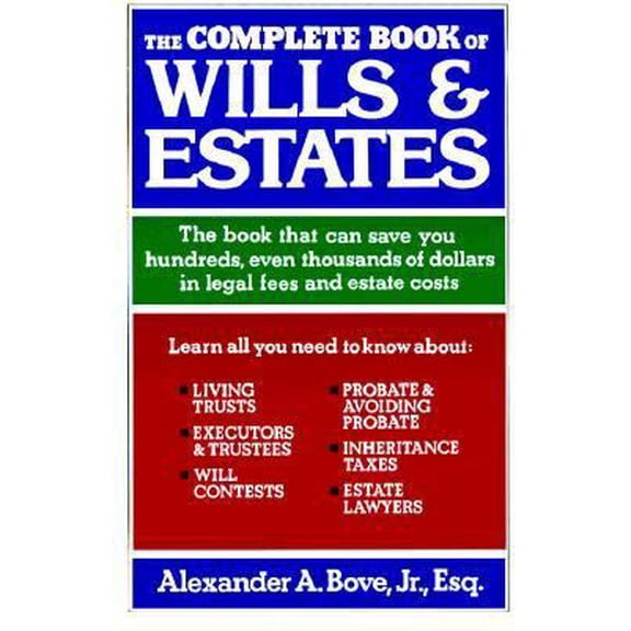Pre-Owned The Complete Book of Wills and Estates (Paperback) 0805014640 9780805014648