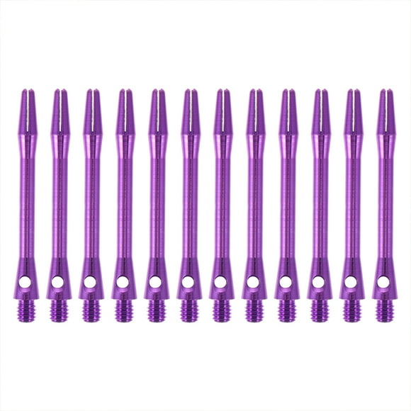 WORGEOUS 12pcs aleación de aluminio DARTH SHAFTS HILO DARD RODAS ROCIDADES DE DARDADOS DE DARDOS ACCESORIOS DE DARD