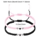 thumbnail image 3 of Pulseras de pareja con temática de San Valentín. Bonita pulsera ajustable para pareja. Pulseras de pareja con luz en la oscuridad. Regalo ideal para San Valentín. Pulsera de metal., 3 of 6