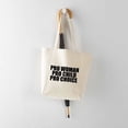 thumbnail image 5 of CafePress - Pro Choice Woman - Unisex Canvas Tote Bag, Beige, 1-Piece, 5 of 7