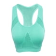 thumbnail image 3 of Women Professional Absorb Sweat Top Sports Bra Mesh breathable Bra Push Up Padded Running Gym Fitness Top, 3 of 5