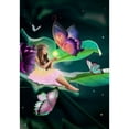 thumbnail image 2 of America Forever Enchanting Fairy House Flag - 28 x 40 Inch - Magical Fantasy Fairy Tales Butterflies Spring Summer Seasonal Yard Outdoor Decorative Double Sided Flag, 2 of 3