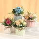thumbnail image 5 of Simulación de planta de hortensia en maceta, decoración creativa de escritorio para el hogar, regalo de boda, 5 of 5