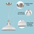 thumbnail image 2 of ZXNYH Ecopower Industrial Metal Barn Pendant Light 3 Pack, 2 of 7
