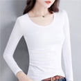 thumbnail image 1 of MRMT 2024 Brand New Women's T-shirt Long Sleeve Women T shirt Woman T-shirts For Female Slim Bottoming Tshirt Tops Tees, 1 of 5