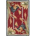 thumbnail image 2 of Safavieh Chelsea Lanford Animal Wool Area Rug, Burgundy, 1'8" x 2'6", 2 of 9